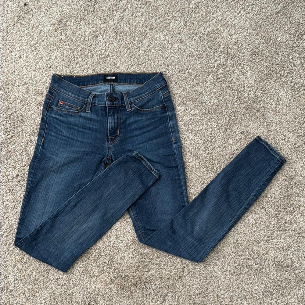 Like New! Hudson Krista 24 Skinny Jeans Classic Denim